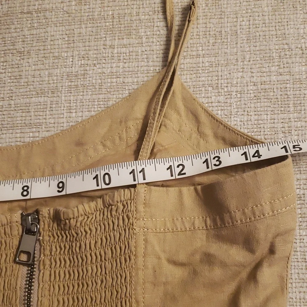New Banana Republic Mind Dress Sz 4 Tan color - Picture 8 of 12